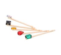 ULTECHNOVO 5 piezas Pinzas para Pelo Mujer Retro Doradas con Brillantes Clips de Pelo Cortos Estilo Vintage Accesorios para Niñas y Mujeres Mezclado