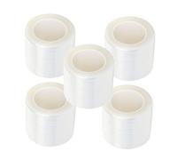 ULTECHNOVO 5 rollos Película Protectora para Tatuajes Semipermanente Unidades Film Plástico Bordado Transparente Accesorios para Salón y Uso Doméstico Cinta Adhesiva para Cubrir Cejas y