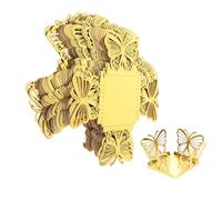 ULTECHNOVO 50 Piezas Caja de Dulces Creativa Forma de Ala Cuadrada de Papel para Envoltorios de Trufa para Bodas Cumpleaños y Showers