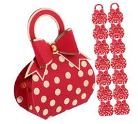 ULTECHNOVO 50 Piezas Caja de Dulces de Boda para Bolso Cajas de Asas Granel Asas para Cumpleaños y Ocasiones Especiales