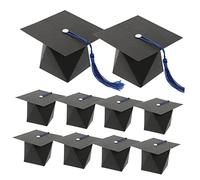 ULTECHNOVO 50 Piezas Caja de Embalaje para Sombrero de Soltero de Graduación Unidades Caja de Dulces para Fiesta de Graduación Contenedor para Dulces