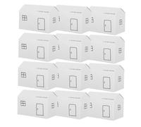 ULTECHNOVO 50 Piezas Cajas de Obsequio Plegables Forma de Casa Caja para Empaquetar Dulces Regalos de Fiesta de Primavera para Decoración de Fiesta y Regalos de Cumpleaños