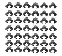 ULTECHNOVO 50 Piezas Placas de Armadura a Escala para Manualidades Medievales, Material Metálico Negro, Diseño Ligero y Multifuncional para Recreaciones y Juegos de rol