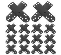 ULTECHNOVO 50 Piezas Placas de Armadura de Metal a Escala 2,75 X0,79 Color Negro Electroforético para Bricolaje Medieval, Suministros Accesorios Armadura de Rol Histórico y Disfraces Cosplay