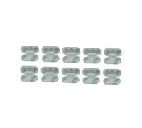 ULTECHNOVO 50 Piezas Unidades Conectores de Plástico para Cadena de Bolas Repuestos para Cortinas Verticales y Romanas Clips Duraderos para Accesorios de Cortinas Compatibles Mayoría de