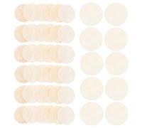 ULTECHNOVO 50 piezas Unidades Discos Faciales Luffa Exfoliantes Naturales para Limpieza y Desmaquillado Esponjas Suaves para Cuidado Facial Diario Almohadillas Lufa Compactas para Piel