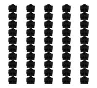 ULTECHNOVO 50 Tapones Antipolvo de Silicona para Puertos Rj45, Cubiertas Negras para Interfaz de Red, Protectores para Concentrador Ethernet, Paquete de 50 Unidades para Uso Informático