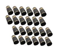 ULTECHNOVO 50 Unidades Cápsulas Termorretráctiles para Botellas de Vino PVC Duradero con Borde Dorado Unidades Tapas de Sellado para Botellas Pequeñas