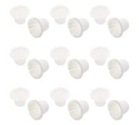 ULTECHNOVO 50 Unidades Moldes de Papel para Magdalenas Blancos, Resistentes y Fáciles de Desmoldar, para Panaderías y Tiendas de Comestibles