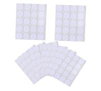 ULTECHNOVO 500 Piezas Adhesivos para Base de Vela Espuma Doble Cara de Pegatinas Blancas para Fijar Mechas Paquete de Unidades para Fabricación Artesanal