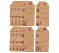 ULTECHNOVO 50piezas Etiquetas Pequeñas Etiquetas Trapezoidales con Cordón Decorativas