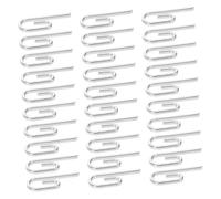 ULTECHNOVO 50piezas Ganchos de Cortina de Metal sin Taladros Clips Metálicos para Cortinas Plisadas Instalación Fácil para Sala de Estar y Dormitorio