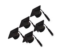 ULTECHNOVO 5piezas Decoración De Sombrero De Doctorado Mini Tapa para Botella De Vino Adorable para Decorar Botellas De Cerveza