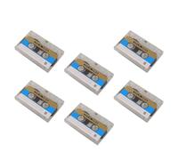 ULTECHNOVO 6 Cintas de Casete Grabables de 30 Minutos con Estuche de Plástico, Estilo Retro para Grabación DIY en Fiestas y Celebraciones, Paquete de 6 Unidades