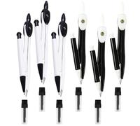 ULTECHNOVO 6 Juegos de Brújulas de Metal para Dibujo Técnico Kit de Brújula de Precisión para Estudiantes y Profesores Herramienta Portátil para Carpintería y Geometría Color Aleatorio