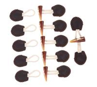 ULTECHNOVO 6 Pares Botones de Alternancia Decorativos para Abrigos y Suéteres Tipo Cárdigan, Resina y Cuerda de Algodón, Ideales para Mejorar Chaquetas y Prendas DIY