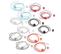 ULTECHNOVO 6 Pares Cordones Elásticos para Zapatos sin Atar, Tejidos y Plásticos, Reducen Puntos de Presión Instalan Rápido, Ideales para Uso en Casa o Tienda