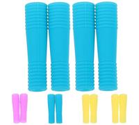 ULTECHNOVO 6 Pares de Fundas Antideslizantes de Silicona para Mango de Tijeras y Cortaúñas de Cutículas Protectores Ergonómicos para Manicura Profesionales y Uso Doméstico Color Aleatorio