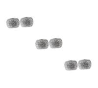 ULTECHNOVO 6 Piezas anillo embellecedor del reposacabezas anillo de coche decoración del reposacabezas del coche decoración coche embellecedor auto almohada viaje cuello reposacabezas coche