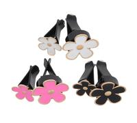 ULTECHNOVO 6 Piezas decoración de aromaterapia del coche Decoración interior del coche accesorios de estetica clips de ventilación de aire del de flores Metal