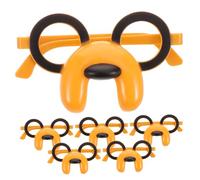 ULTECHNOVO 6 Piezas gafas de cachorro gafas de fiesta anteojos de la fiesta de los animales lindo perro gracioso fiesta de anteojos Fiesta de accesorios divertidos Prop el plastico