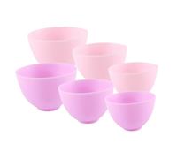 ULTECHNOVO 6 piezas Tazones de Silicona Anticaída para Mascarillas Faciales de Portátiles para DIY Seguro y Duradero para Uso Casa