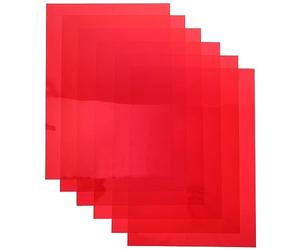 ULTECHNOVO 6piezas Láminas De Filtro De Luz De Transparente para Fotografía y Uso Educativo Mejora De Habilidades De Lectura para Dislexia Filtros De Gel para Iluminación Estroboscópica y