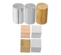 ULTECHNOVO 7piezas Densidad Cobre Hierro Aluminio Cilindros Kit Educativo Ciencia Laboratorio Estudio Física Aprendizaje Para Estudiantes