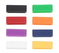 ULTECHNOVO 8 Hebillas de Silicona Accesorios Anticaída y Fáciles de Usar para Correa de Reloj de 16mm Ideales para Sujeción Segura en Relojes Color Aleatorio