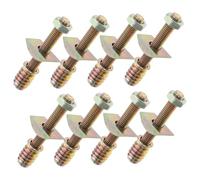 ULTECHNOVO 8 Juegos de Pernos del Marco Cama y Tuercas del Marco Cama M8 de Hierro Resistencia Corrosión Rosca Compacta y Fijación para Reparaciones y Reemplazos y Cunas