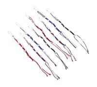 ULTECHNOVO 8 Piezas Borlas para Tzitzit, Hilos de Tzitzit para Talit, Tejido, 2 por Color, Nudos Ashkenazíes Auténticos, Decorativas, Ligeras, para Chal de Oración y Pantalones, Ceremonias
