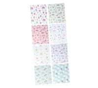 ULTECHNOVO 8 Piezas de Tela de Algodón Estampada para Patchwork y Manualidades Infantiles, Telas para Coser DIY Varios Colores y Diseño Ecológico