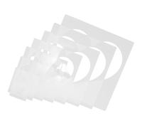 ULTECHNOVO 8 Piezas Plantilla de Dibujo Reutilizable Pet Blanco