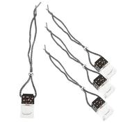 ULTECHNOVO 8piezas Difusor De Perfume Para Coche Botellas Colgantes Tapa De Ambientador Para Espejo Retrovisor Decoración De Automóvil Para Navidad o Cumpleaños