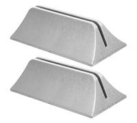 ULTECHNOVO Abrazadera de Plástico Ajustable para Panel de Privacidad de Escritorio, Clip Móvil para Divisor de Mesa, Soporte Estable para Separador de Oficina, Paquete de 2 Unidades Color