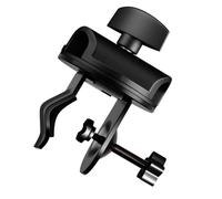 ULTECHNOVO Abrazadera y Diseño Ergonómico para Soporte de Micrófono de Metal Placa Giratoria de 360 Grados para Eventos en Directo y Discursos