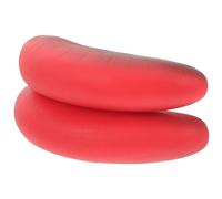 ULTECHNOVO Accesorio de Broma Día Inocentes Labios Grandes de Goma Roja, Diseño Exagerado y Ligero para Cosplay y Eventos Deportivos Divertidos
