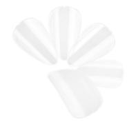 ULTECHNOVO Accesorios de Púas Transparentes para Pipa y Laúd, Protectores de Dedos de Celuloide para Adultos, Púas Grandes para Uso en Escuelas de Música