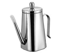 ULTECHNOVO Aceitera Inoxidable con Pico Antigoteo Recipiente para Aceite y Vinagre Dosificador Práctico para Cocina y Restaurante