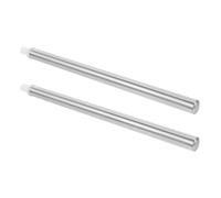 ULTECHNOVO Adaptador de Mango de Cepillo para Inodoro 2 Piezas Conector Roscado de Aluminio Brillante para Accesorios de Baño Repuesto para Escobilla Uso Doméstico y Limpieza Eficaz