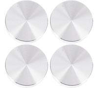 ULTECHNOVO Adaptador para Tapas de Vidrio para Mesas de Té, Disco Circular de Aleación de Aluminio Macizo, 4 Piezas 50 Mm Rosca M8, Accesorio Resistente para Muebles y Mesas de Cristal