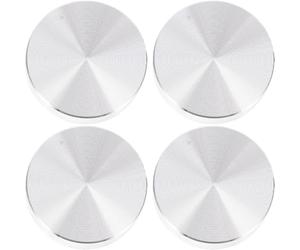 ULTECHNOVO Adaptador para Tapas de Vidrio para Mesas de Té, Disco Circular de Aleación de Aluminio Macizo, 4 Piezas 50 Mm Rosca M8, Accesorio Resistente para Muebles y Mesas de Cristal