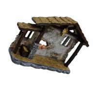 ULTECHNOVO Adorno de Belén Navideño de Resina 11 CM Figura Decorativa para Interiores Miniatura para Belén y Decoración Religiosa Adecuado para Escritorio y Exhibición Navideña