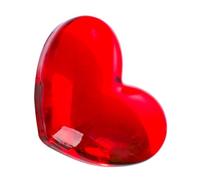 ULTECHNOVO Adorno del Día de San Valentín Corazón Rojo Cristal Piedra Natural Decoración Romántica para Centro de Mesa Boda Aniversario Hogar