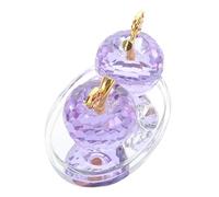 ULTECHNOVO adornos de control central del coche adorno de perfume para salpicadero de coche soporte de perfume de soporte para el olor del adorno del tablero vaso de cristal