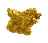 ULTECHNOVO Adornos del Buda Maitreya De Resina Artesanal Estatua De Buda Vintage para Decoración De Escritorio Decoración De Estanterías para Interiores