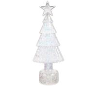 ULTECHNOVO Adornos Navideños Colgantes con Luces LED para Árbol de Navidad, Portátil Batería, Decoraciones Centrales Festivas de Plástico para Mesas y Estantes