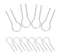 ULTECHNOVO Agujas para Colgar Cerámica R Pequeñas 200 Unidades Ganchos Resistentes al Calor para Horno Herramientas para Manualidades y Decoración DIY de Vidrio y Porcelana