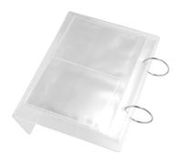 ULTECHNOVO Álbum Expositor para Pegatinas de Uñas Acrílico Transparente, 68 Hojas para Colección Diy, Organizador Portátil para Decoraciones y Stickers de Uñas, Adecuado para Salón y Uso