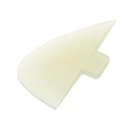 ULTECHNOVO Aleta Central Reforzada para Tabla Paddle Surf, Fibra de Vidrio Transparente Verde, Aleta Pequeña Maniobrable para Surf y Paddleboard, Accesorio de Repuesto para Tablas Inflables,